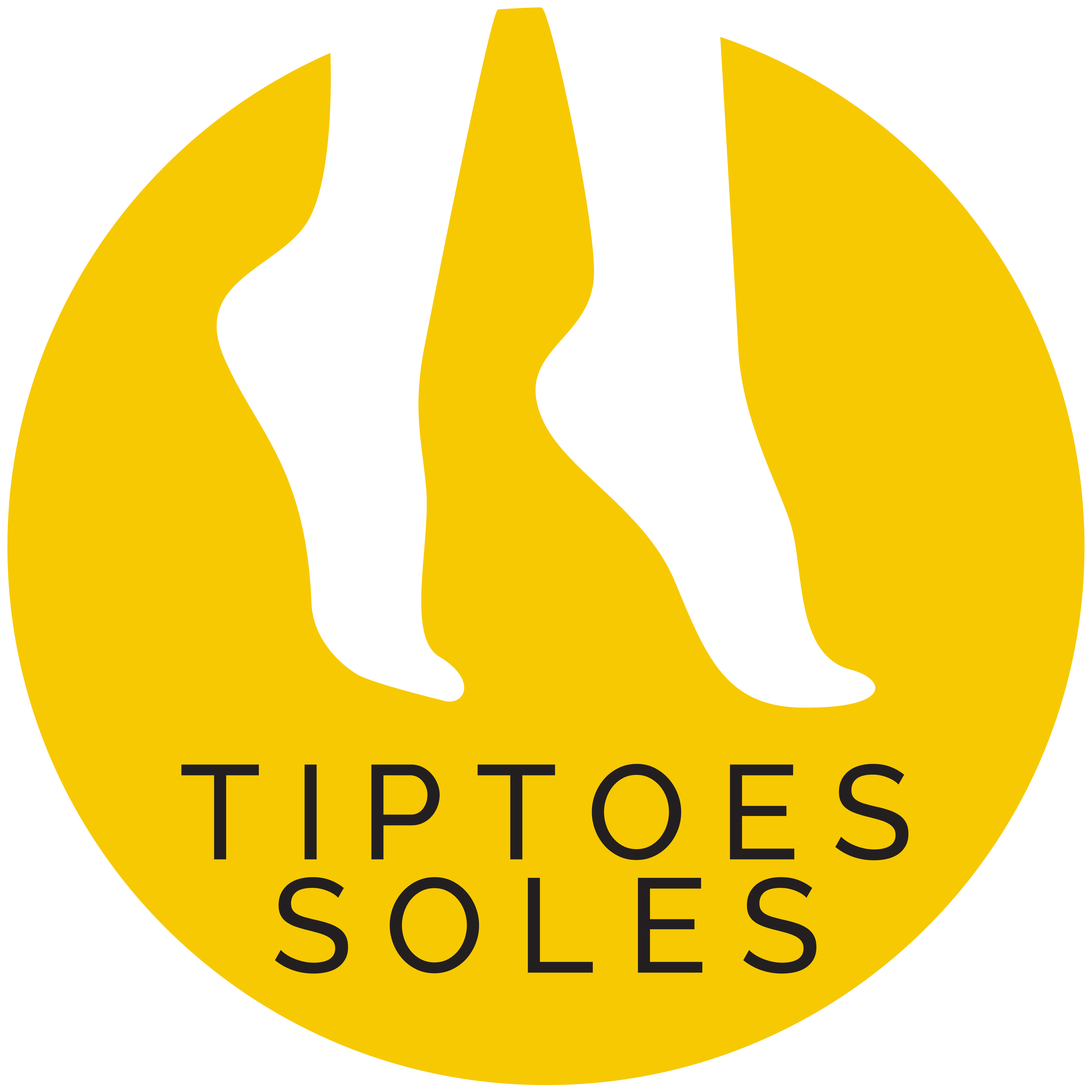 Tiptoe sole logo
